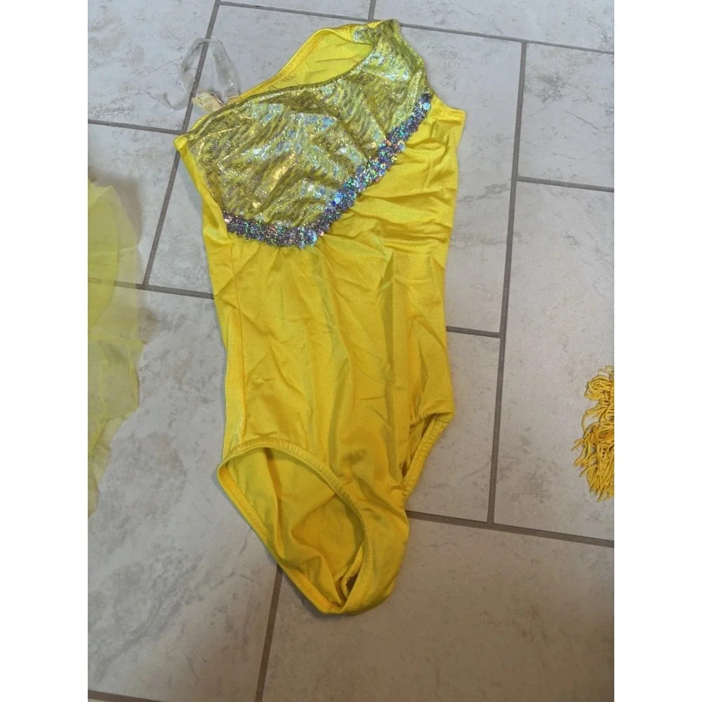 ✨ Costume Gallery Dance‎ Costume Child Medium Yellow